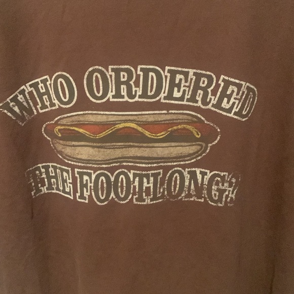 Who Ordered the Footlong? Awesome D-Lab 90/10 Cotton Tshirt SZ XL 🌭 🔥🔥🔥 - Picture 2 of 5
